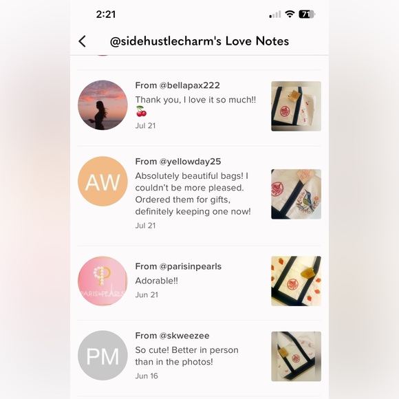 Trader Joe's Tote Bag with Ladybug and Flower Design - Picture 12 of 13